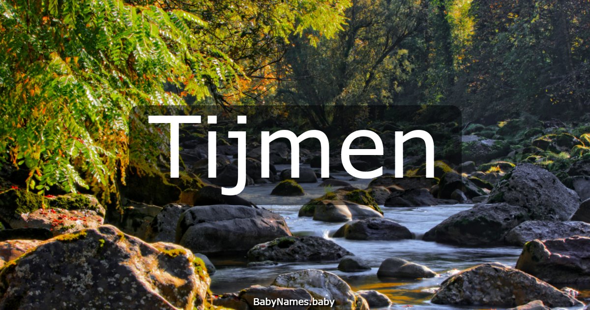 Tijmen