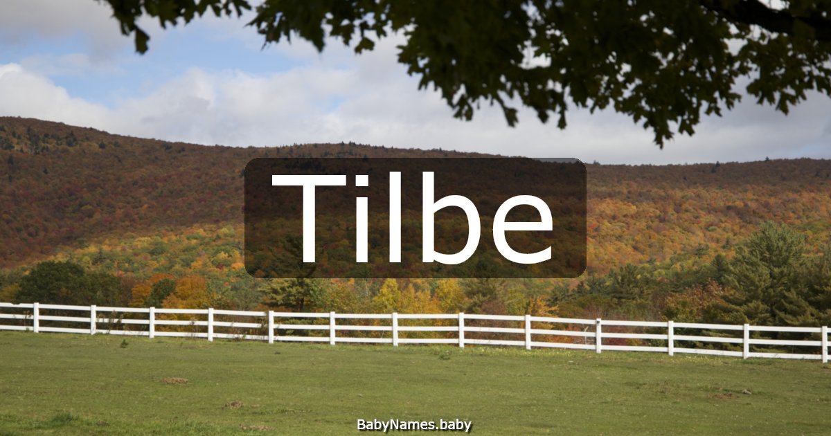 Tilbe