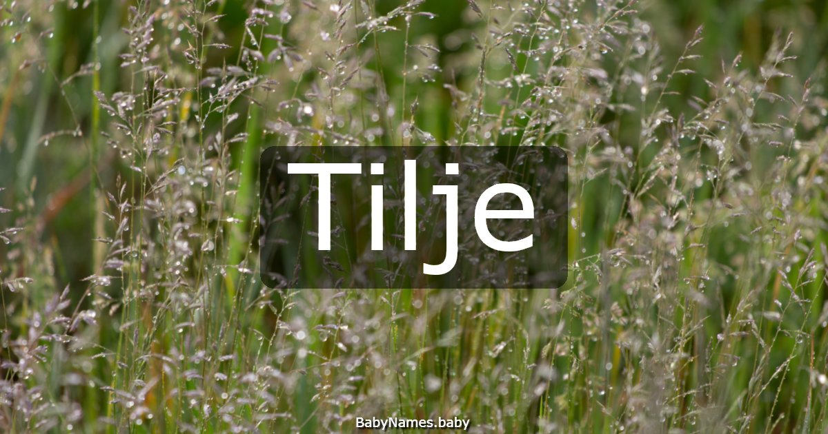 Tilje