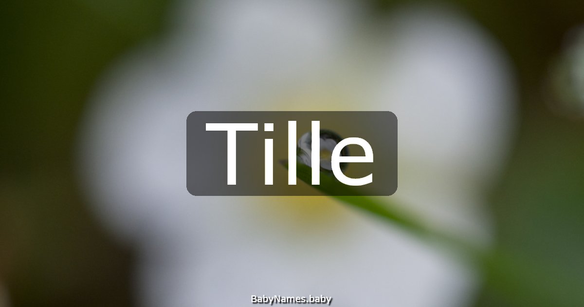 Tille