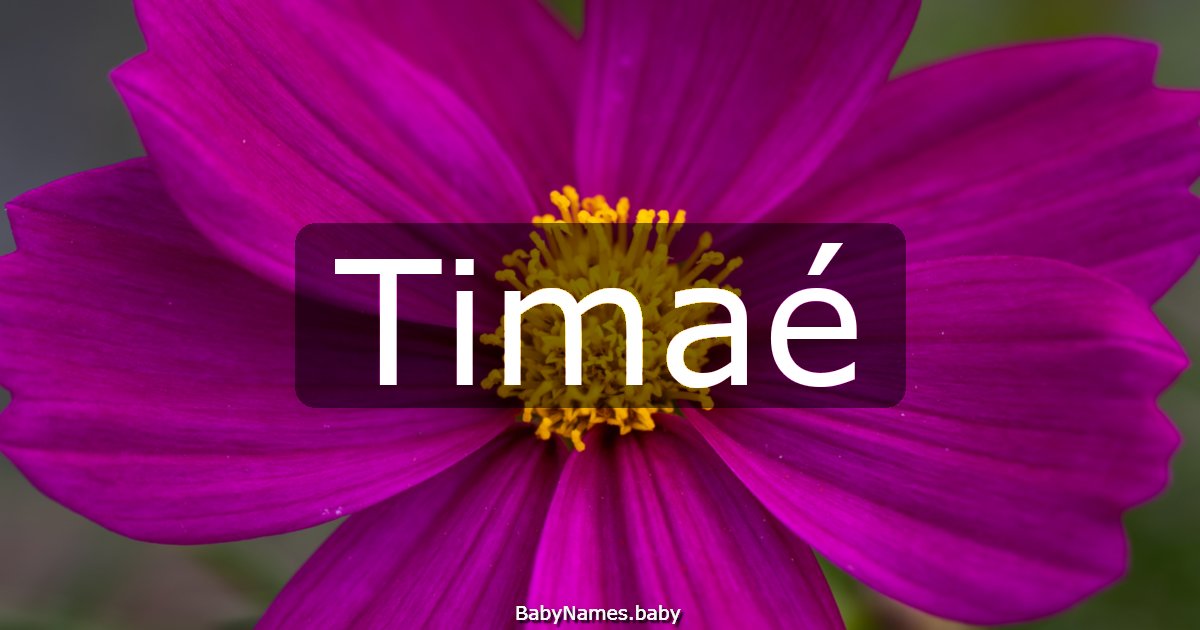 Timaé