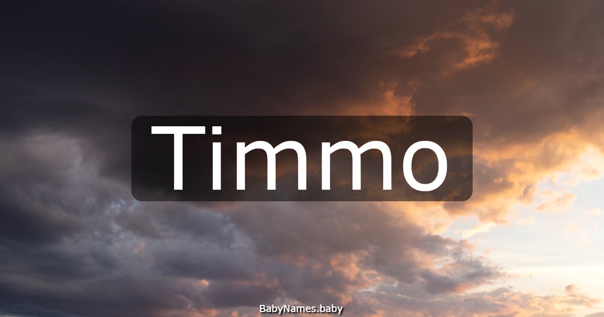 Timmo
