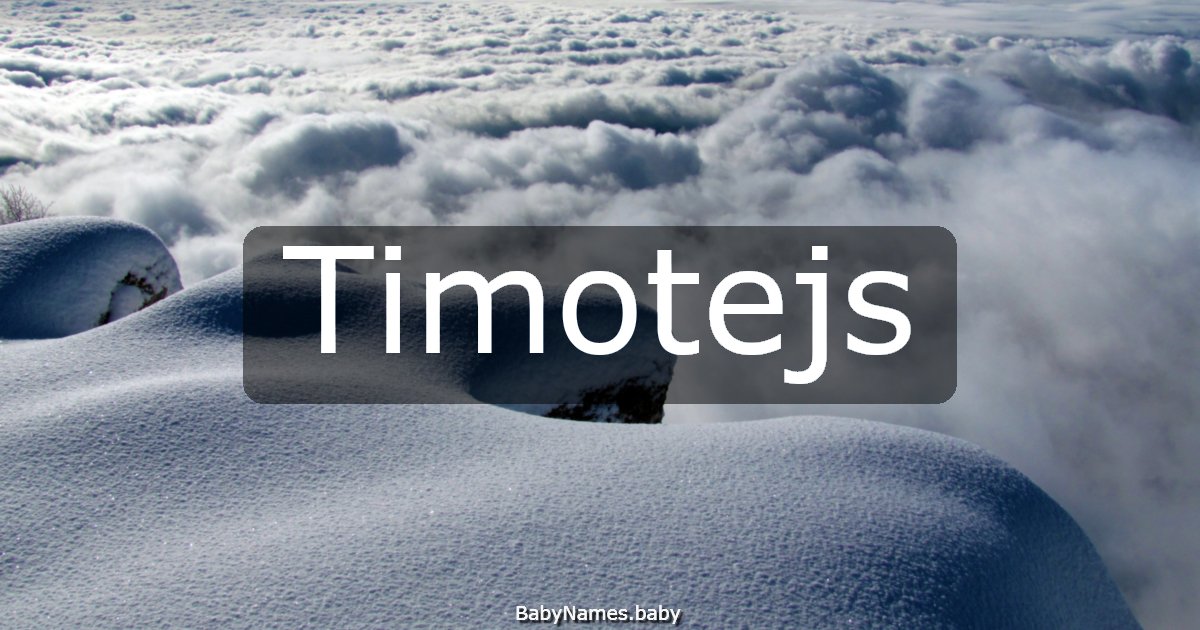 Timotejs