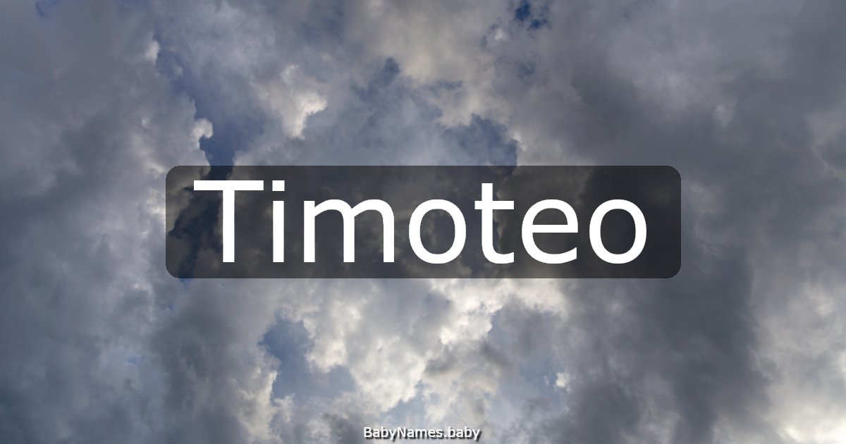 Timoteo