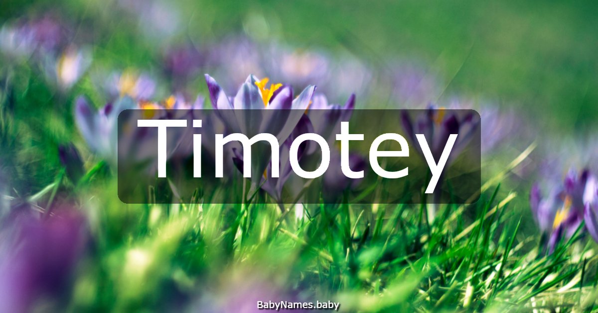 Timotey