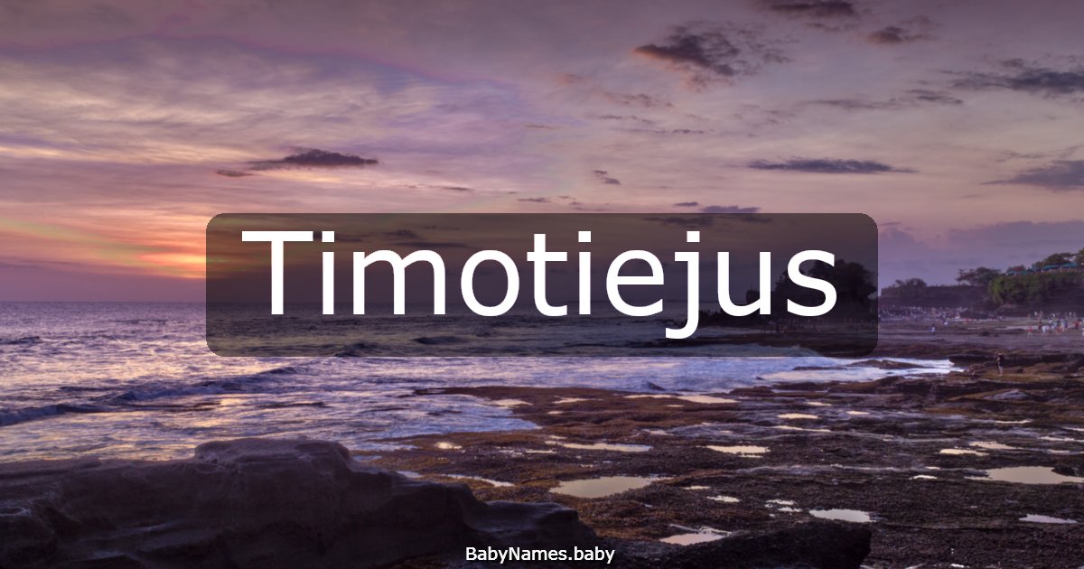 Timotiejus
