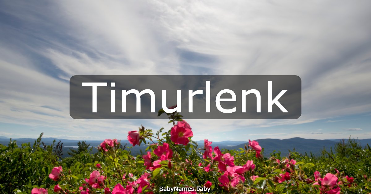 Timurlenk