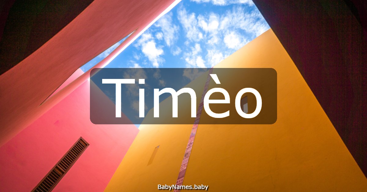 Timèo