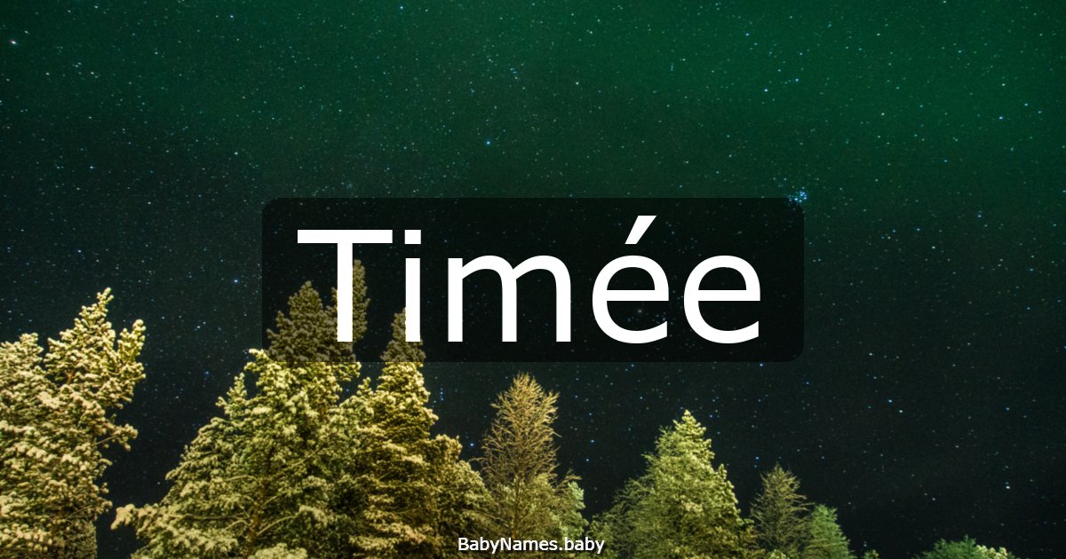 Timée