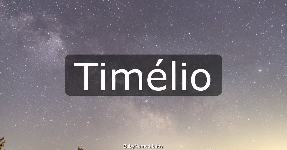 Timélio