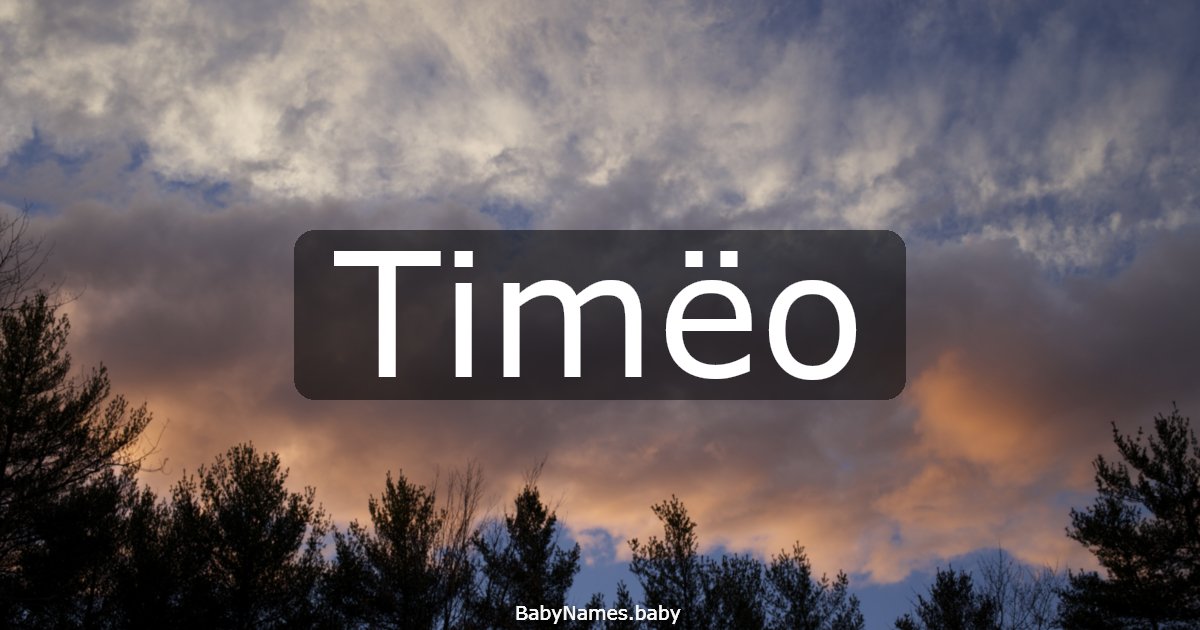 Timëo