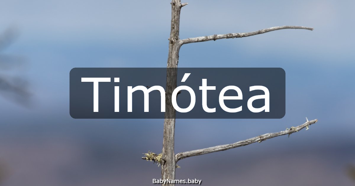 Timótea