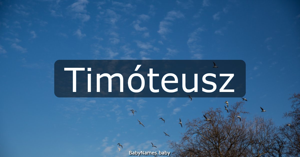 Timóteusz