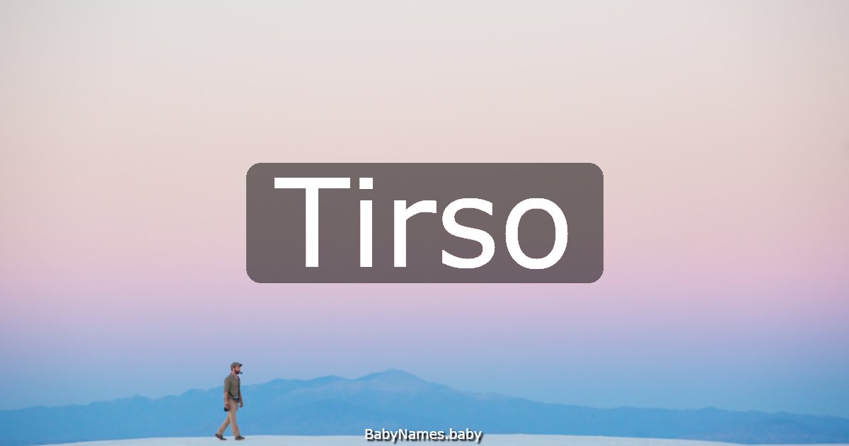Tirso