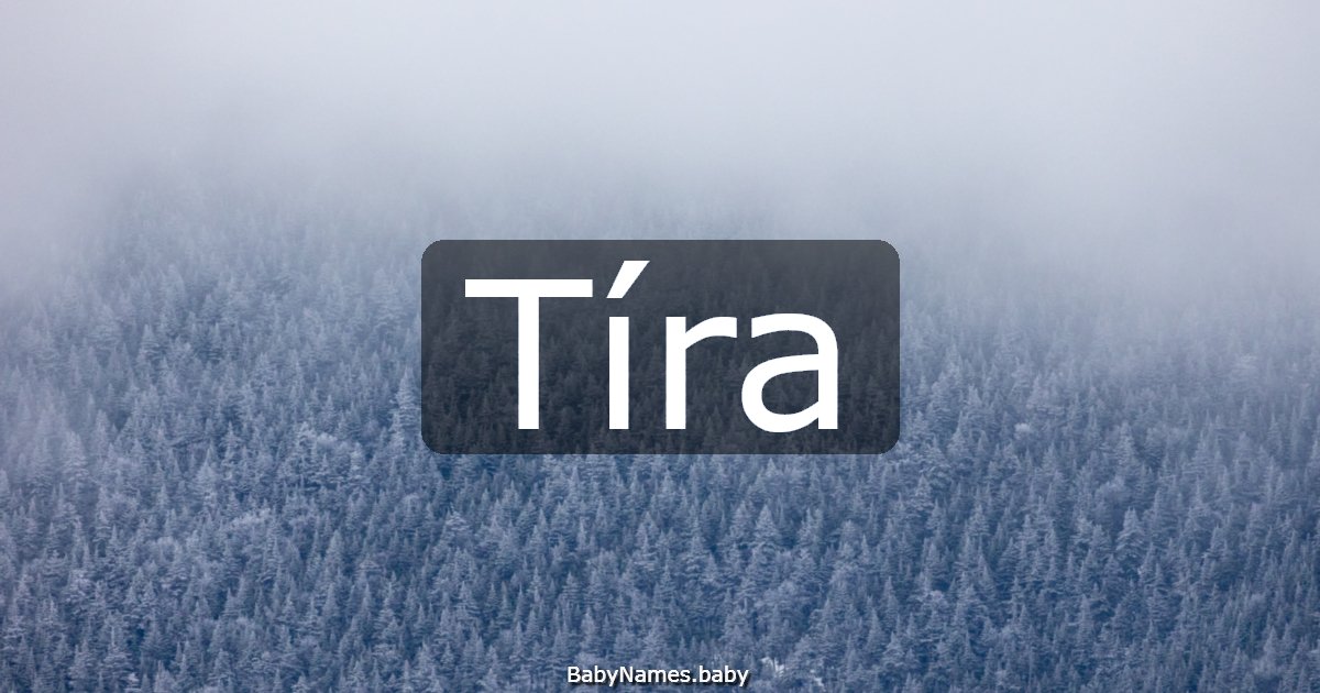 Tíra