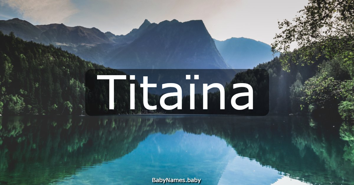 Titaïna