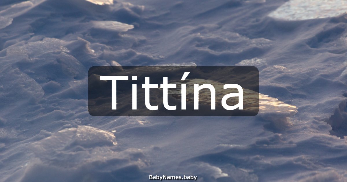 Tittína