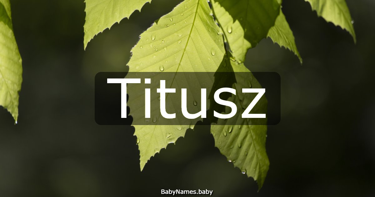 Titusz