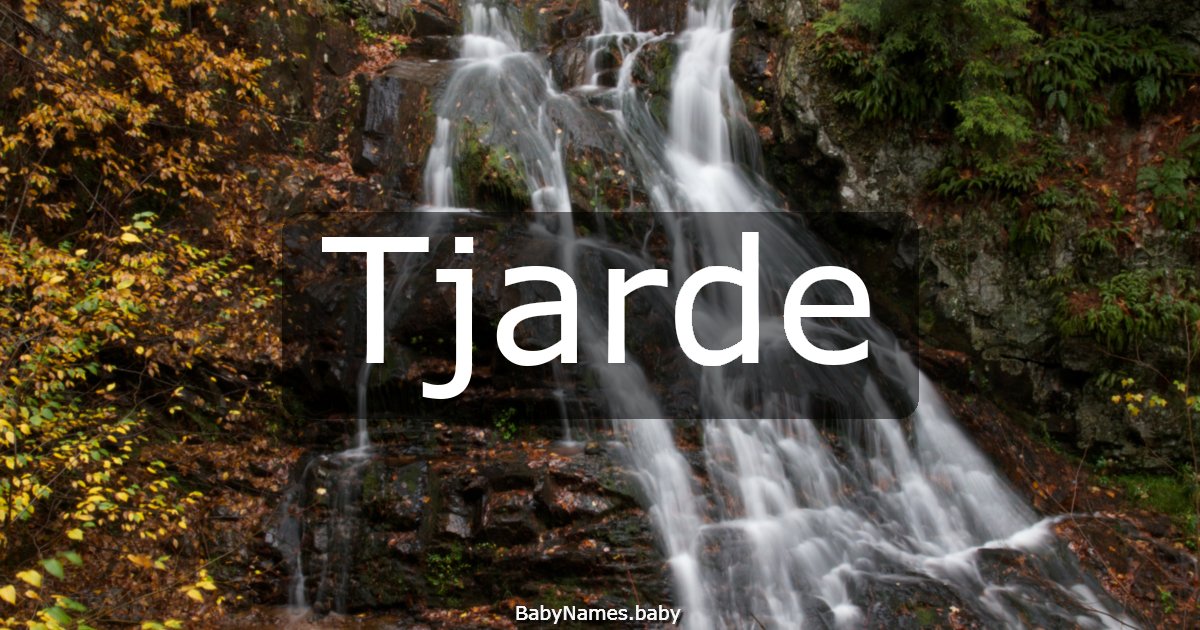 Tjarde