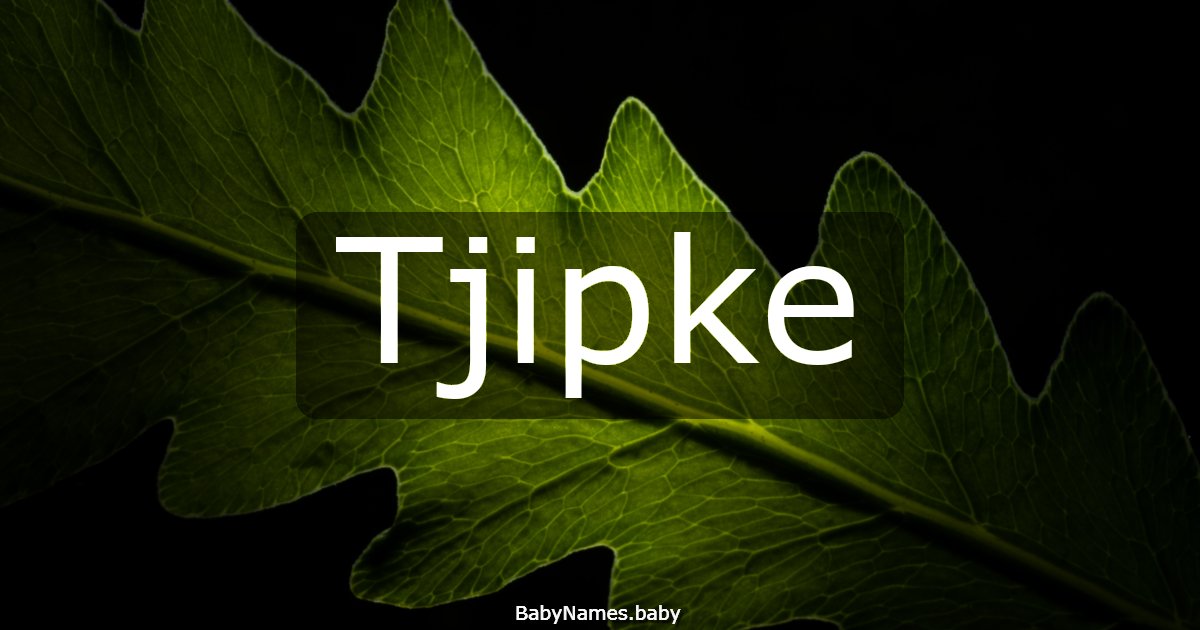 Tjipke