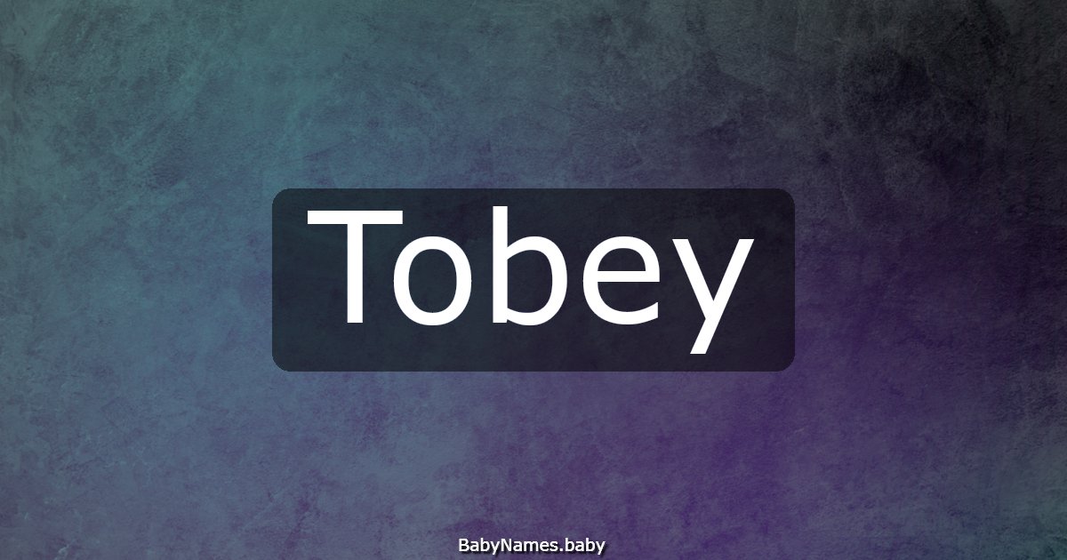 Tobey