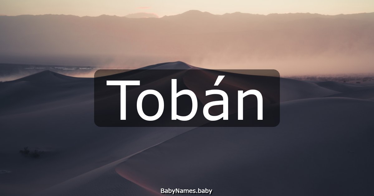 Tobán