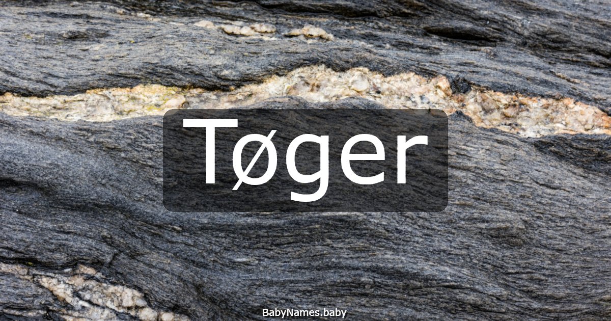 Tøger