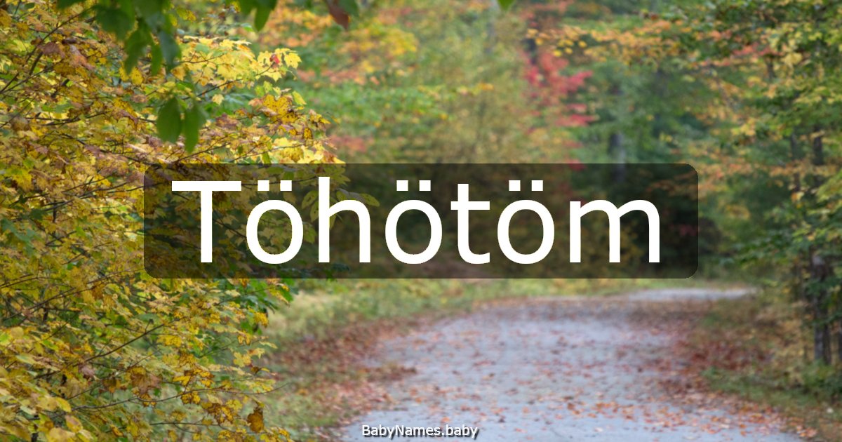 Töhötöm
