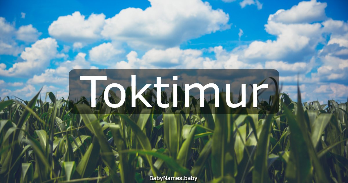 Toktimur