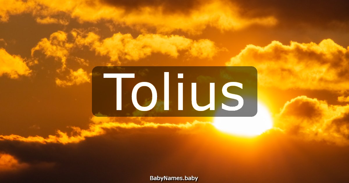 Tolius