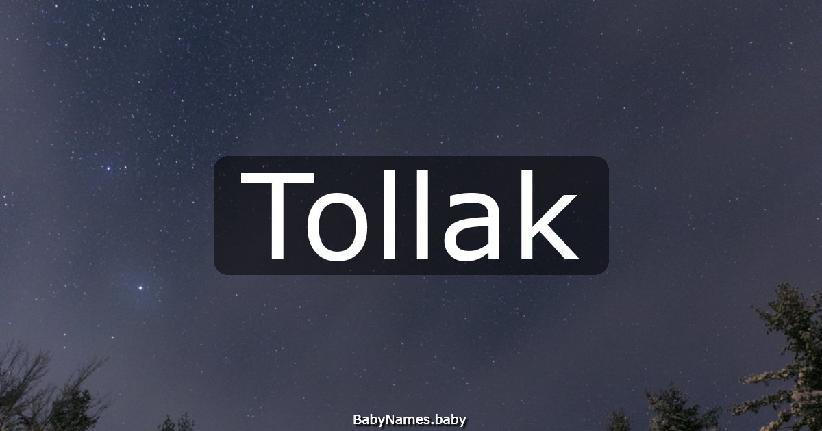 Tollak