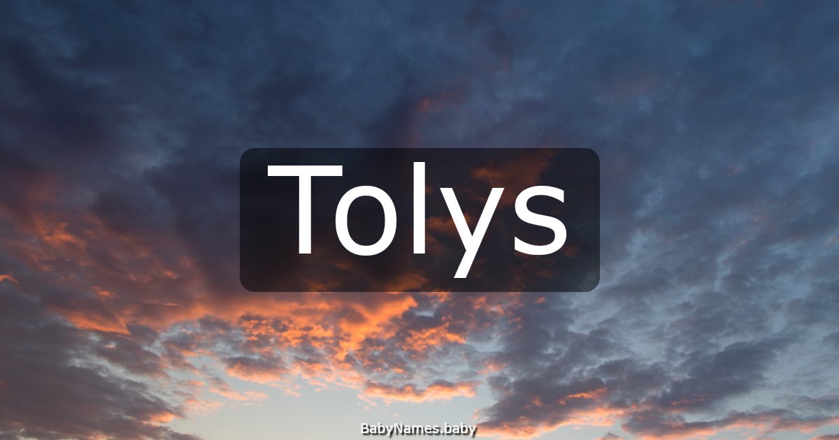 Tolys