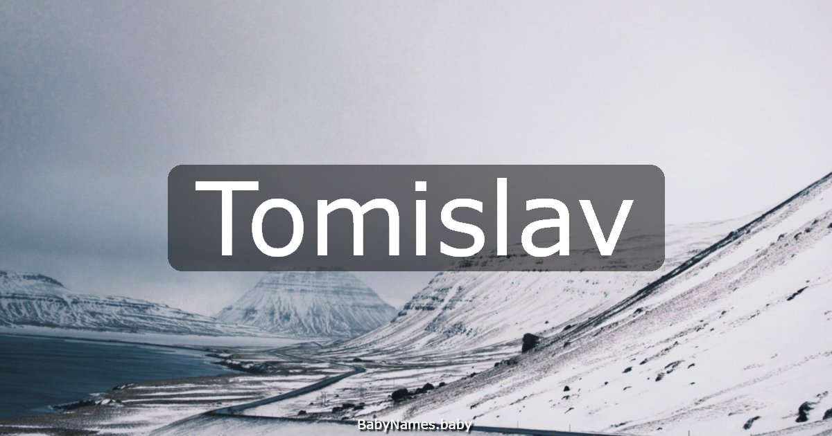 Tomislav