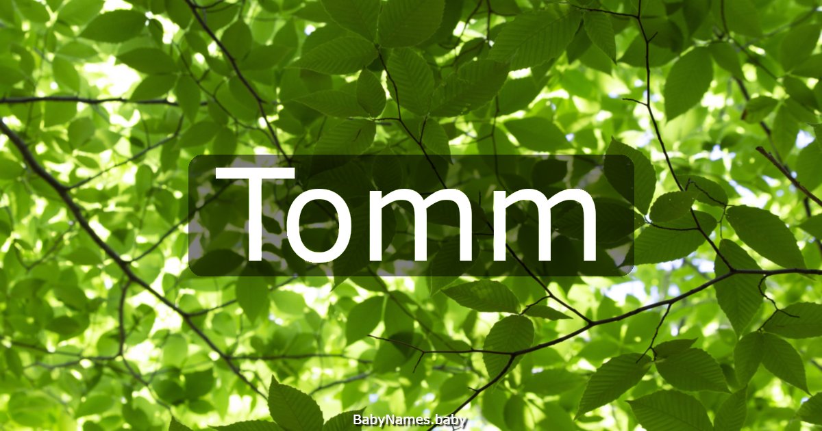 Tomm