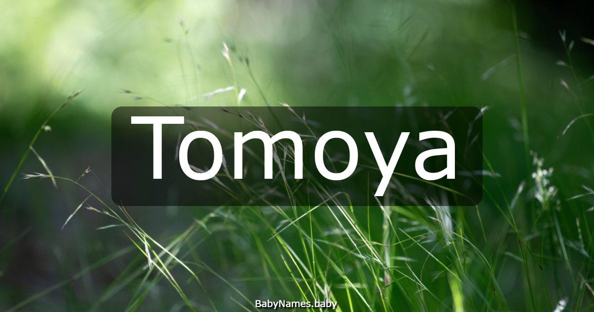 Tomoya