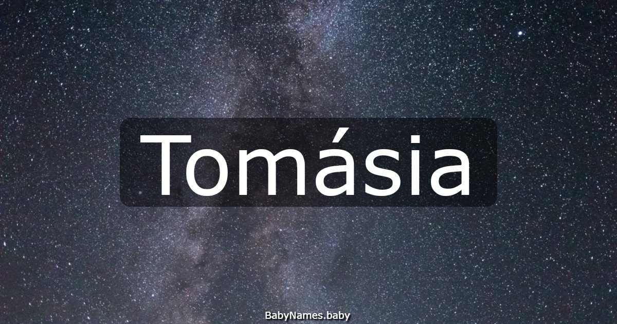 Tomásia