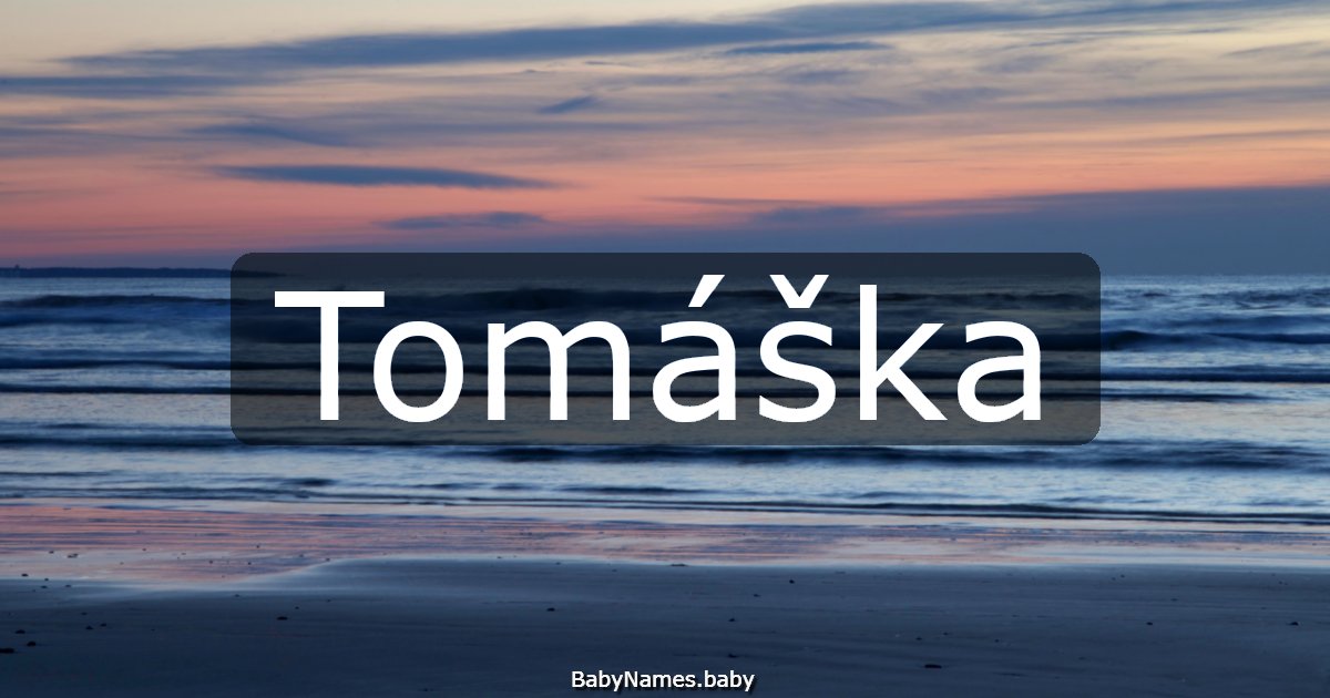 Tomáška
