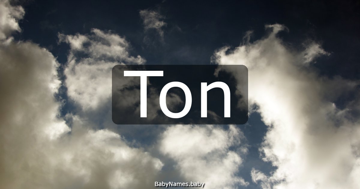 Ton