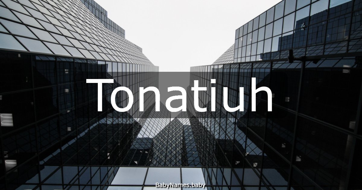 Tonatiuh
