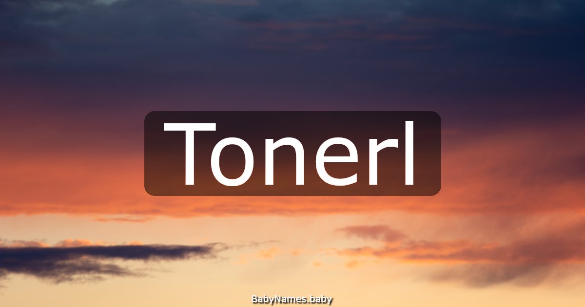 Tonerl