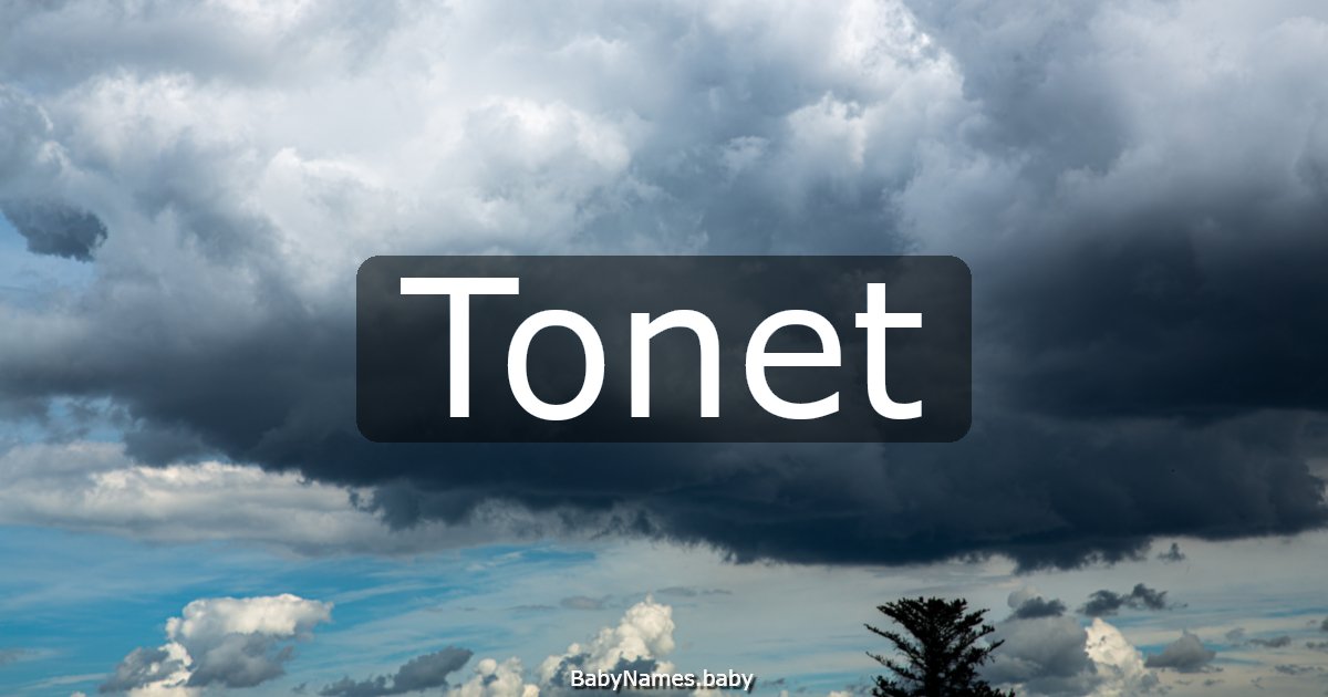 Tonet