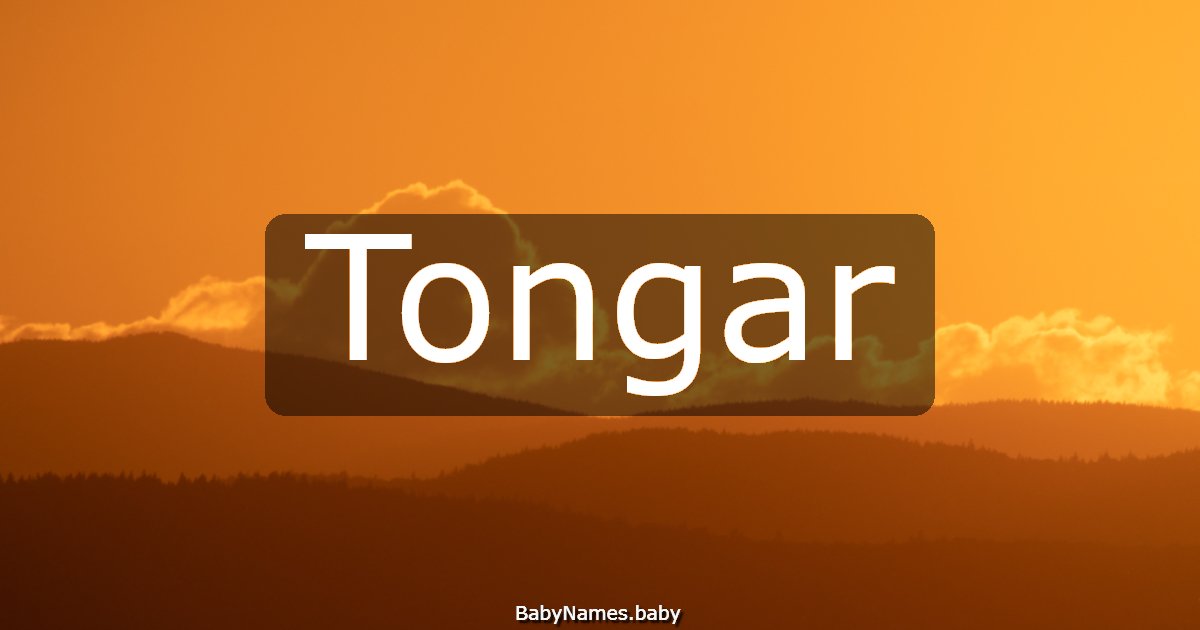 Tongar