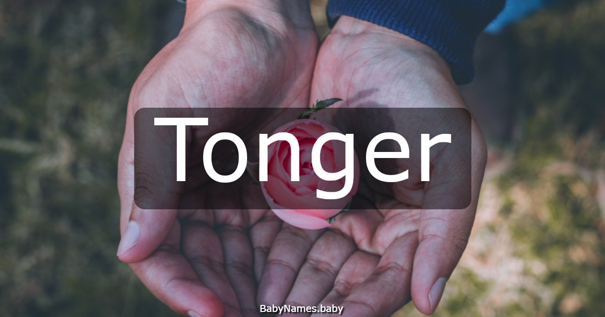Tonger