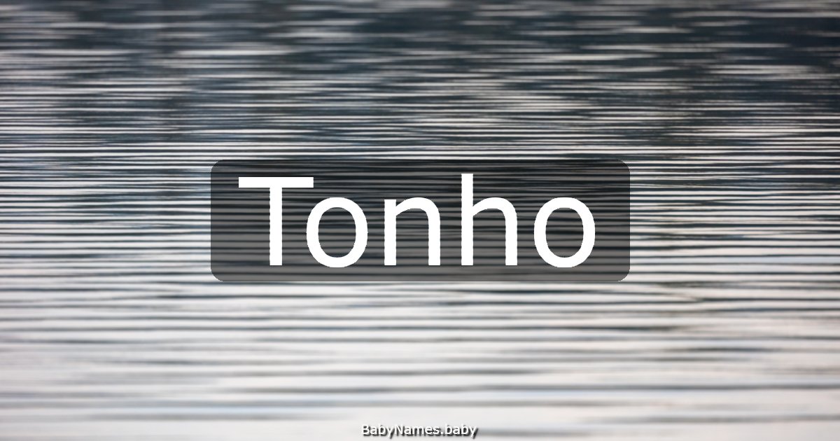 Tonho