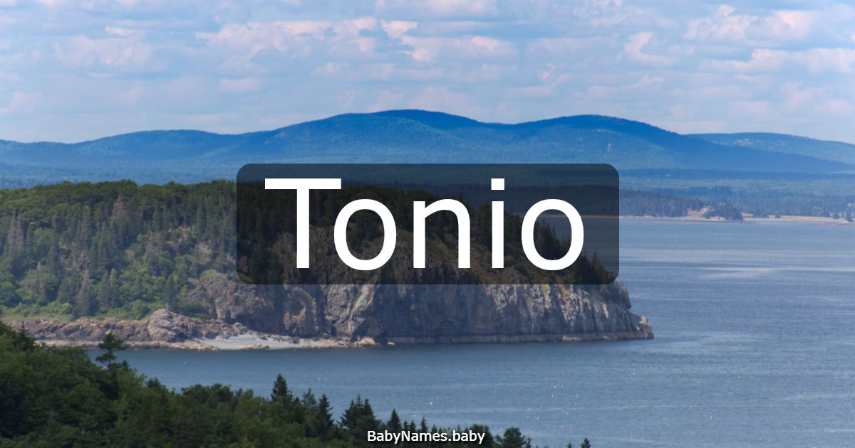Tonio