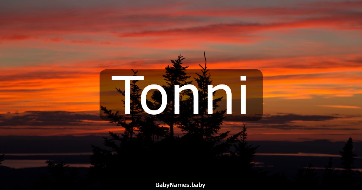 Tonni