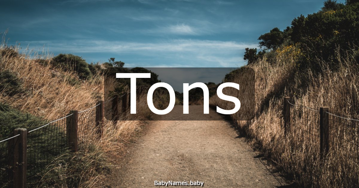 Tons