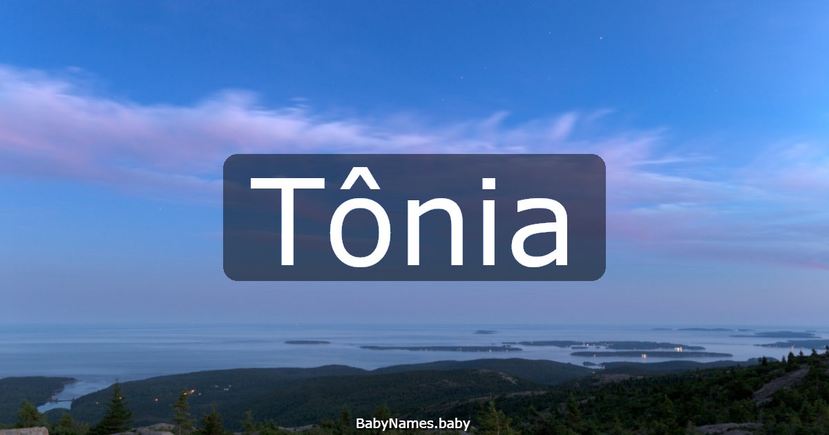 Tônia