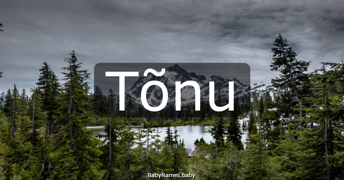 Tõnu