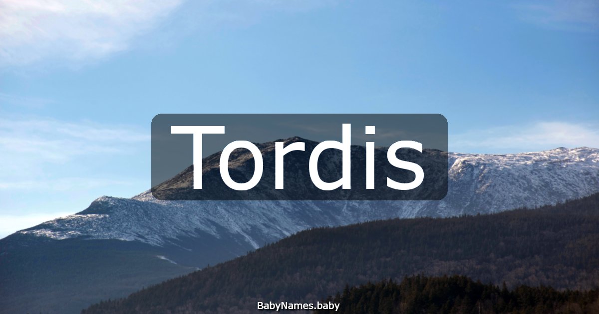 Tordis